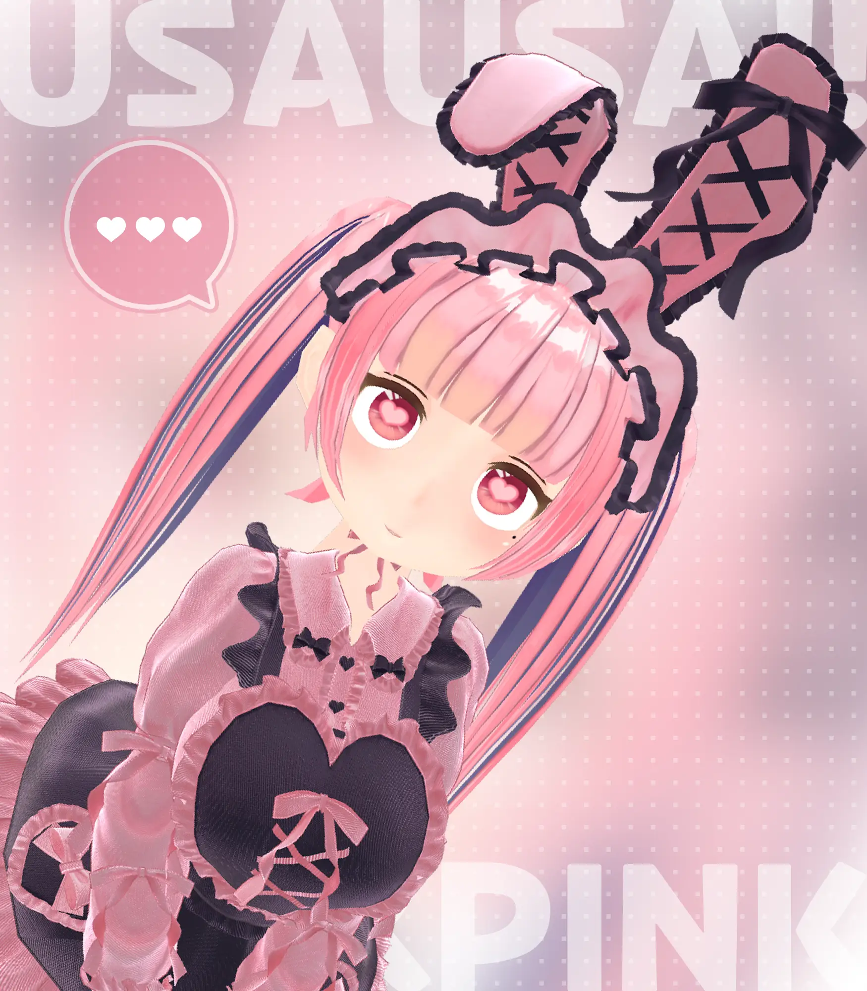 きゃわうさちゃん-pink-