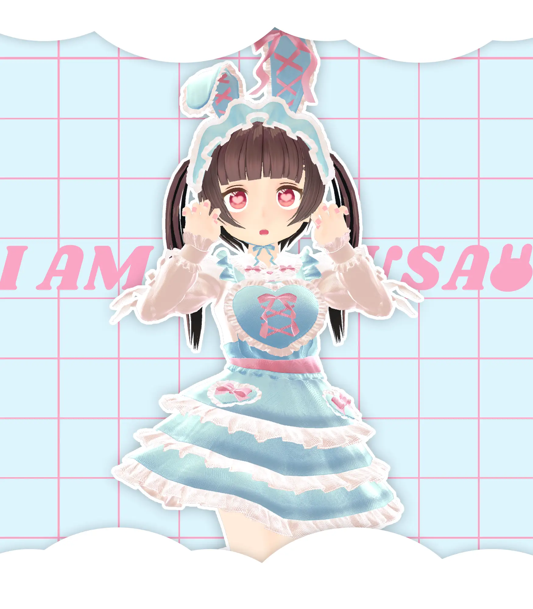 きゃわうさちゃん-pink×blue-