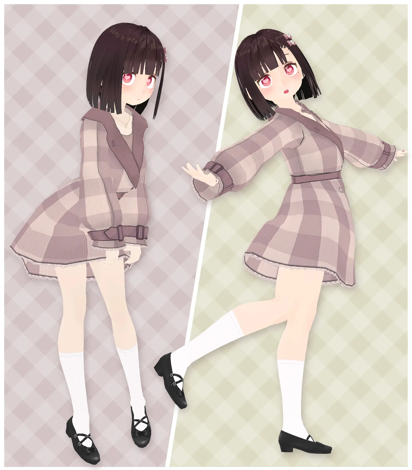 背伸びお嬢さま